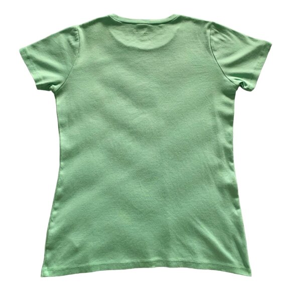 EDDIE BAUER Womens' Mint Green Favorite Short-Sleeve Crewneck T-Shirt Sz L - Picture 2 of 4